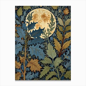 William Morris Moonlight In The Forest 4 Canvas Print