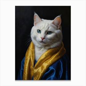 Portrait Of A Cat 3 Canvas Print