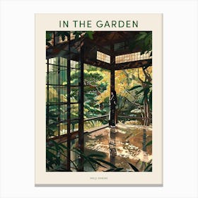 In The Garden Poster Meiji Shrine Japan 1 Canvas Print