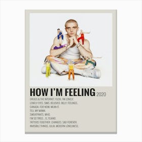 How I M Feeling 2020 Poster 1 Canvas Print