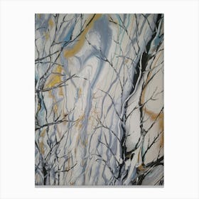 Marbled Trees Canvas Print