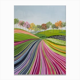 Tulip Field Canvas Print