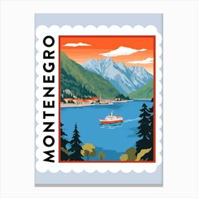 Montenegro 3 Travel Stamp Poster Canvas Print