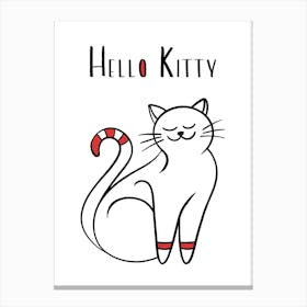 Hello Kitty Cat Canvas Print