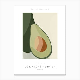 Avocado Le Marche Fermier Poster 7 Canvas Print