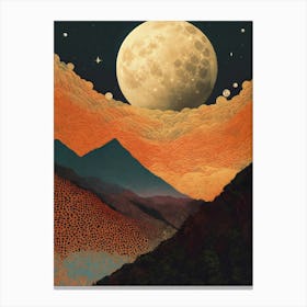 Full Moon In The Sky 1 Canvas Print