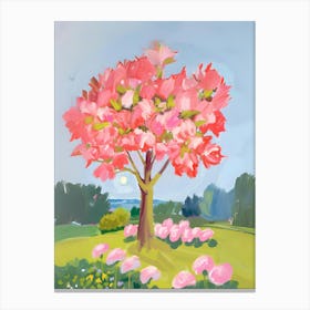 Pink Tree Canvas Print