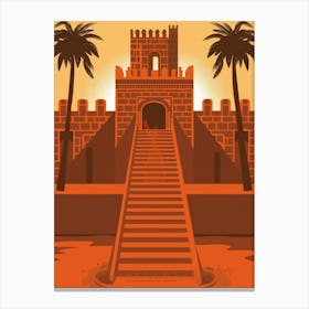 Egyptian Temple Canvas Print