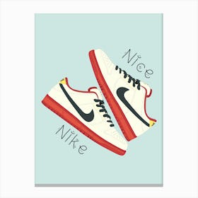 Nice Nike Canvas Print