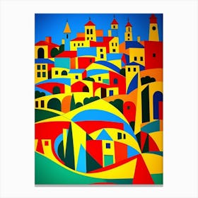 Colorful Village Canvas Print