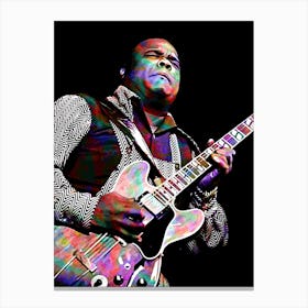 Freddie King American Blues Guitarist Legend Canvas Print