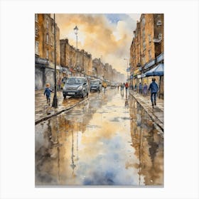 London Street Scene 4 Canvas Print