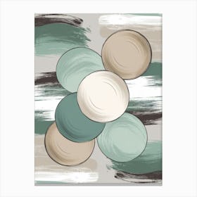 Abstract Circles 1 Canvas Print