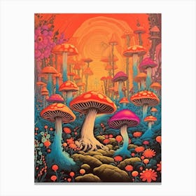 Trippy Mushroom 2 Canvas Print