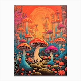 Trippy Mushroom 2 Canvas Print