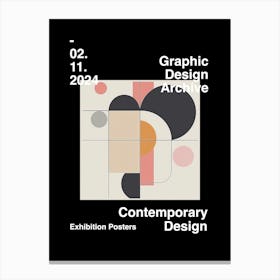 Graphic Design Archive Poster 48 Canvas Print