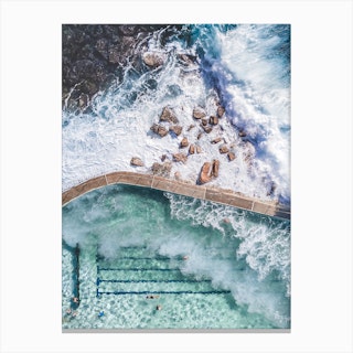 Bronte Ocean Pool Wave Canvas Print