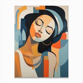 Woman Sleeping 1 Canvas Print