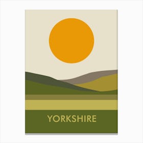 Yorkshire Canvas Print