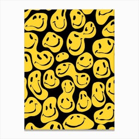 Smiley Faces Canvas Print