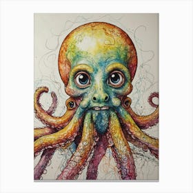 Octopus 19 Canvas Print