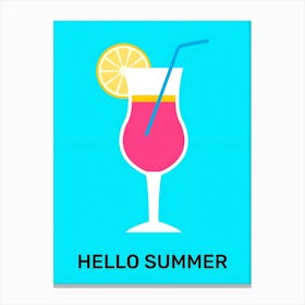 Hello Summer 6 Canvas Print