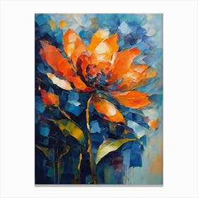 Orange Flower Canvas Print