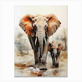 Jungle Majesty The Elephant S Realm Canvas Print