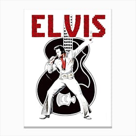 Elvis Presley 9 Canvas Print