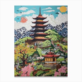 Japanese Pagoda Canvas Print