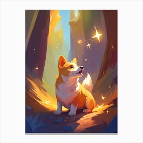 Corgi 11 Canvas Print