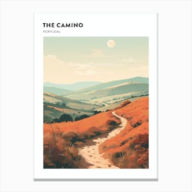 The Camino Portugal Hiking Trail Landscape Poster Canvas Print