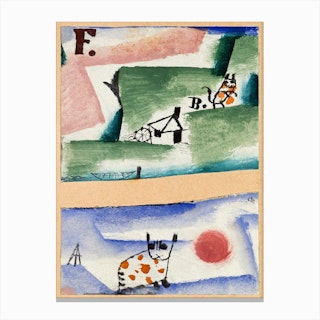 Tomcat's Turf, Paul Klee Canvas Print