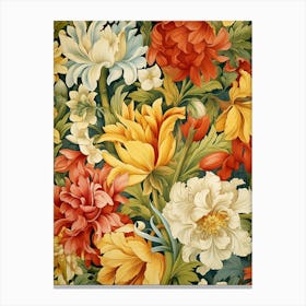 Floral Wallpaper 101 Canvas Print