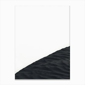 Black Sand Dunes Canvas Print