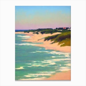 Bethany Beach Delaware Monet Style Canvas Print