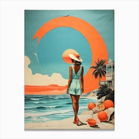 'The Beach' 1 Canvas Print