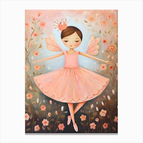 Pink Ballerina Canvas Print