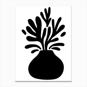 Plant In A Vase Canvas Print