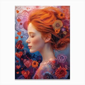 Red Haired Girl 6 Canvas Print