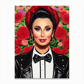 Cher Illustration Movies Canvas Print