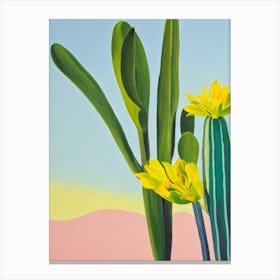 Cactus Bold Graphic Plant Canvas Print