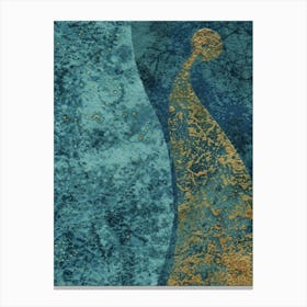 Swan Abstract Canvas Print