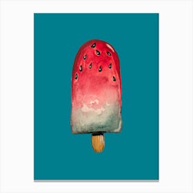 Watermelon Ice Lolly Watercolour Illustration Kitchen Lienzo