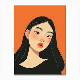 Asian Girl 59 Canvas Print