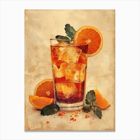 Orange Iced Tea 7 Canvas Print