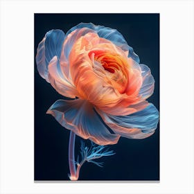 Fractal Flower Canvas Print