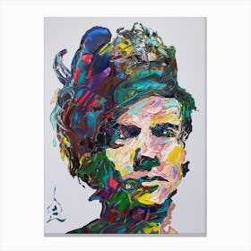 Harry Styles Abstract Portrait Canvas Print