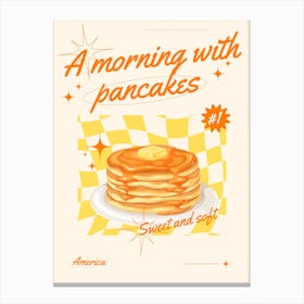 Sweet Pancakes Canvas Print