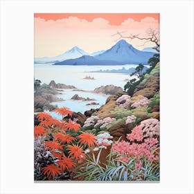 The Ogasawara Islands In Tokyo, Ukiyo E Drawing 3 Canvas Print